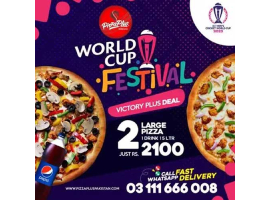 Pizza Plus Pakistan Victory Plus Deal For Rs.2100/-